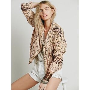 Free people janpath embellished jacket